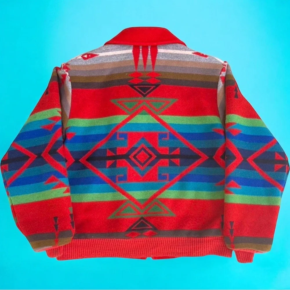 Pendleton High Grade Western Wear‎ Aztec Wool Jacket M USA